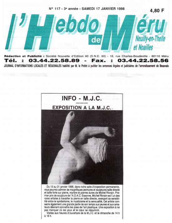 Hebdo de Méru - 17-01-1998